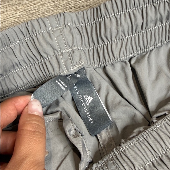 Adidas Women’s by Stella McCartney TrueCasuals Woven Solid Track Pants Grey Sz L - Picture 4 of 13